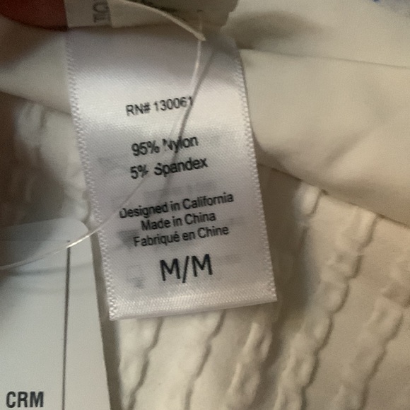 NWT L Space Frenchi Bikini Bottom bitsy Cream Rib - Picture 5 of 16